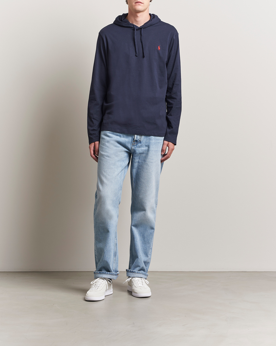 Homme | Pulls Et Tricots | Polo Ralph Lauren | Long Sleeve Hooded T-Shirt Ink