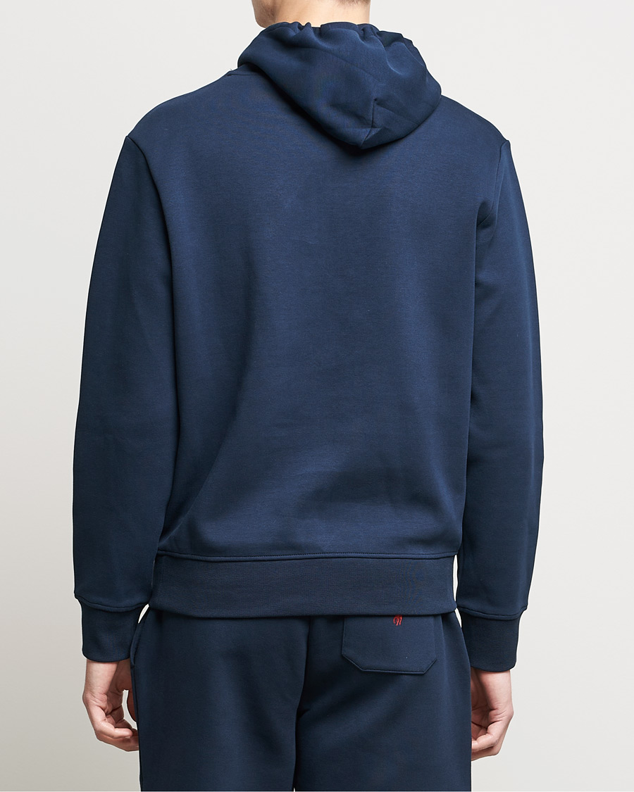 Heren | Truien | Polo Ralph Lauren | Double Knit Paisley Retro Logo Hoodie Aviator Navy