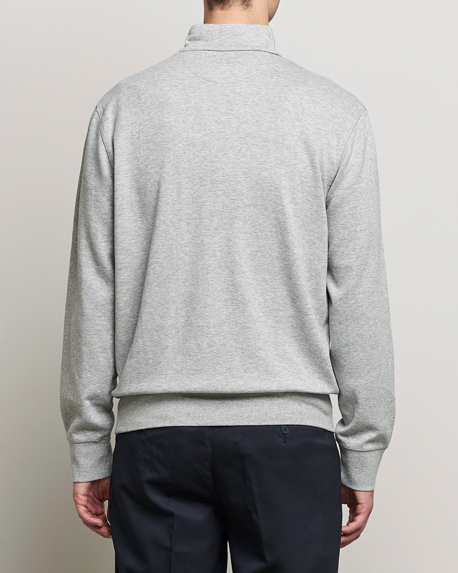 Homme | Pulls Et Tricots | Polo Ralph Lauren | Tech Double Knit Half Zip Andover Heather