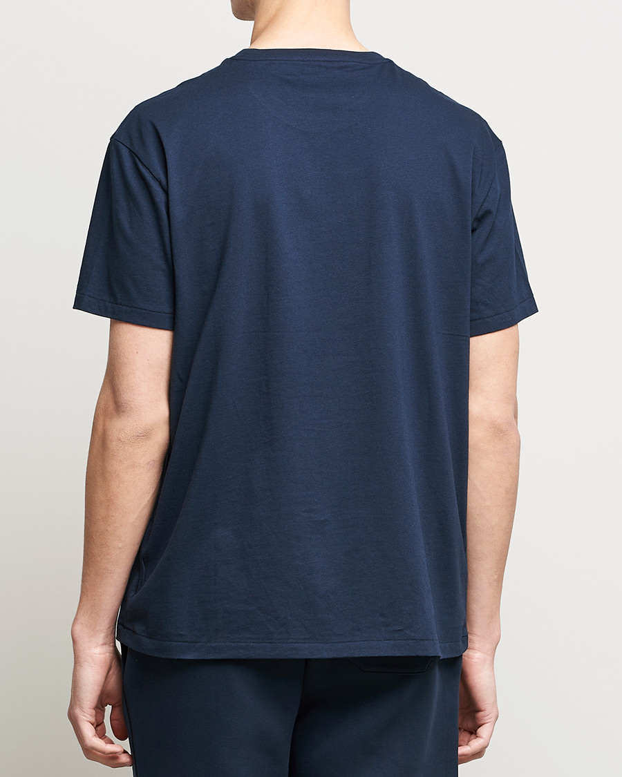 Heren | T-shirts | Polo Ralph Lauren | Paisley Retro Logo Crew Neck Tee Aviator Navy
