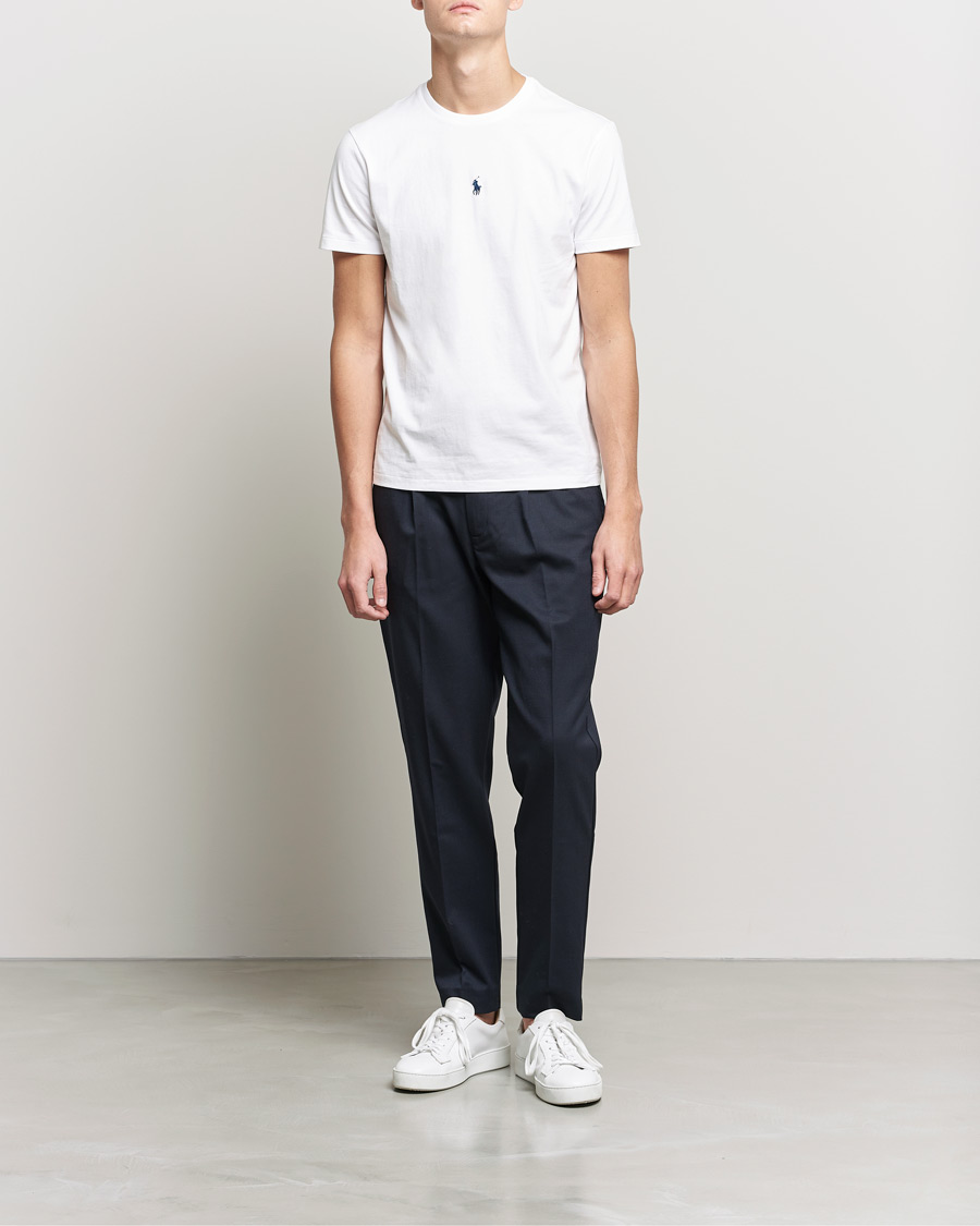 Heren | T-shirts | Polo Ralph Lauren | Chest Crew Neck Tee White