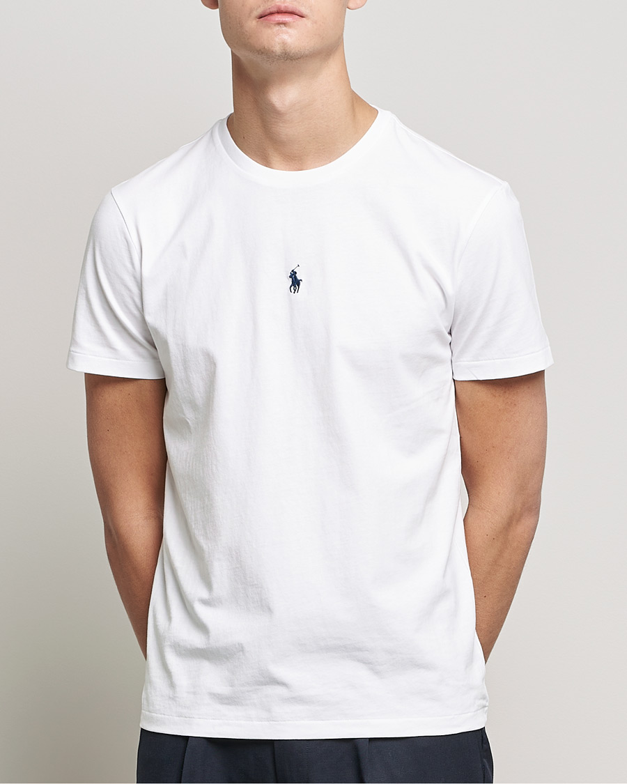 Heren | T-shirts | Polo Ralph Lauren | Chest Crew Neck Tee White