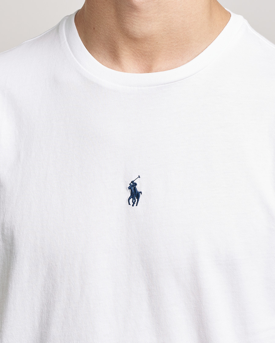 Heren | T-shirts | Polo Ralph Lauren | Chest Crew Neck Tee White