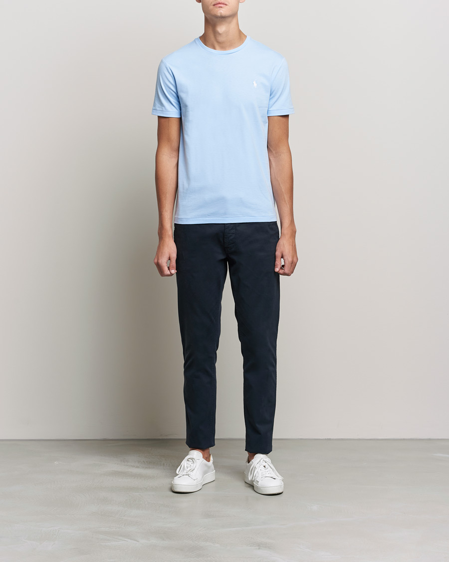Heren | T-shirts | Polo Ralph Lauren | Crew Neck Tee Elite Blue