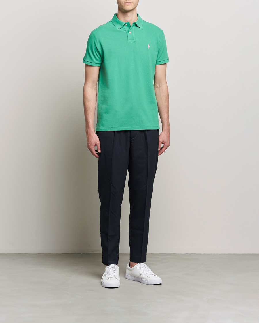 Homme | Polos | Polo Ralph Lauren | Custom Slim Fit Polo Raft Green