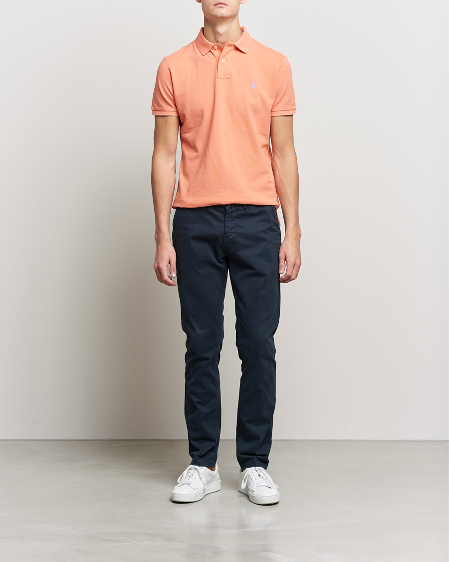 Homme | Polos | Polo Ralph Lauren | Custom Slim Fit Polo Deep Mango