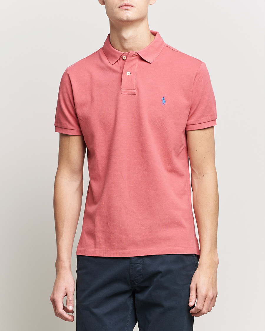 Homme | Polos | Polo Ralph Lauren | Custom Slim Fit Polo Adirondack Berry