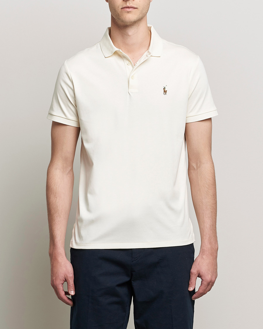 Homme | Polos | Polo Ralph Lauren | Luxury Pima Cotton Polo Clubhouse Cream
