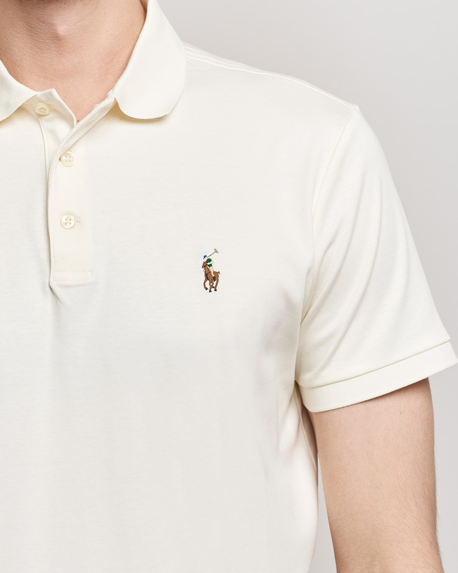 Homme | Polos | Polo Ralph Lauren | Luxury Pima Cotton Polo Clubhouse Cream