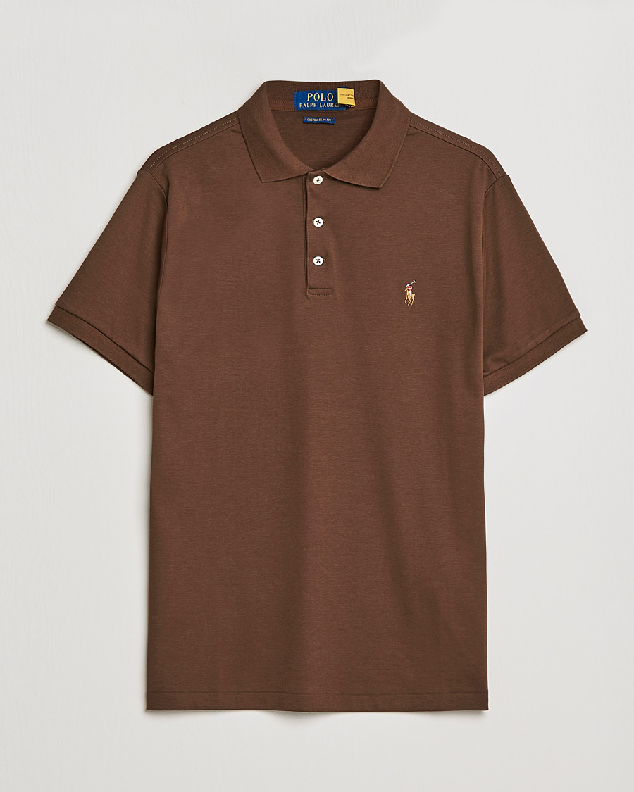 Heren | Polo's | Polo Ralph Lauren | Luxury Pima Cotton Polo American Brown