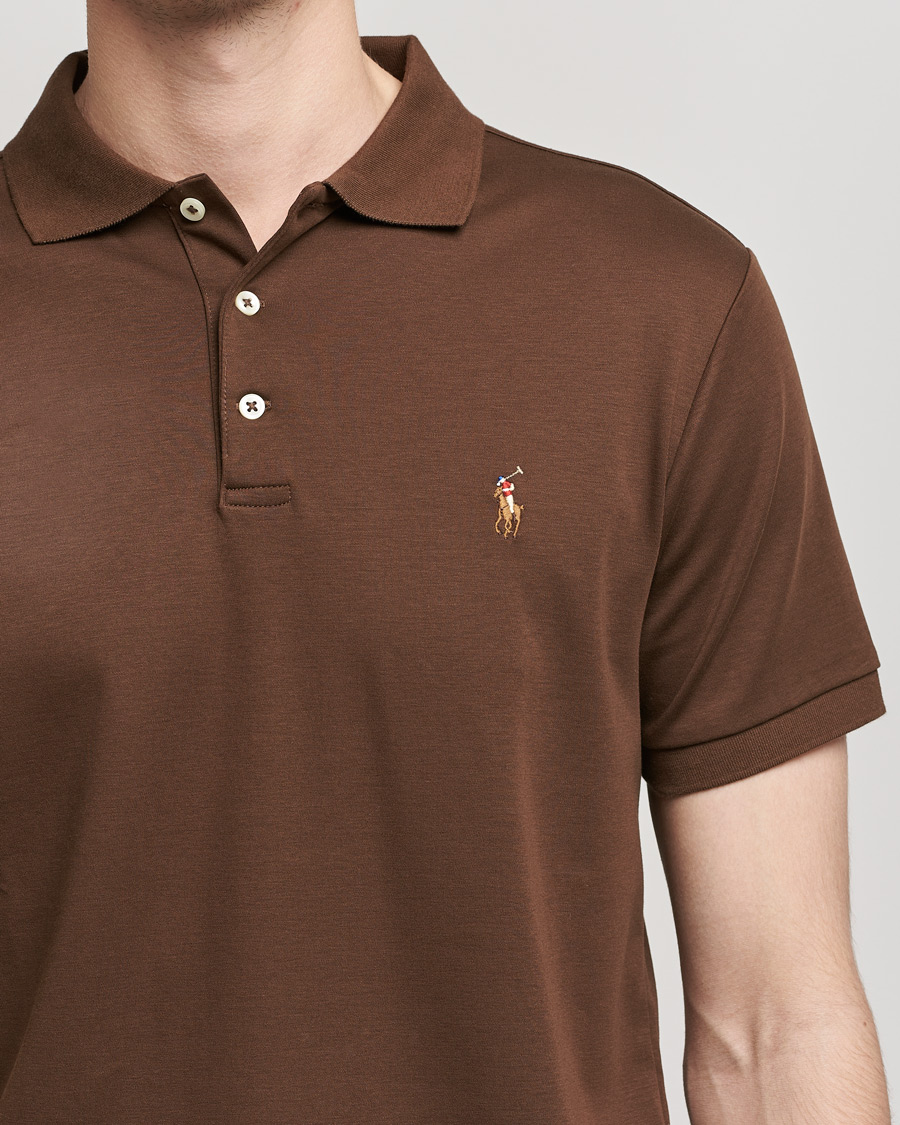 Heren | Polo's | Polo Ralph Lauren | Luxury Pima Cotton Polo American Brown