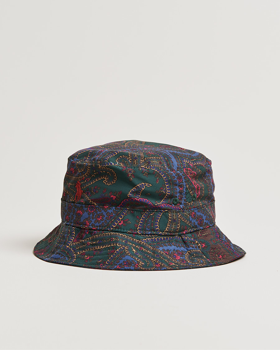 Heren | Polo Ralph Lauren Paisley Bucket Hat Navy | Polo Ralph Lauren | Paisley Bucket Hat Navy
