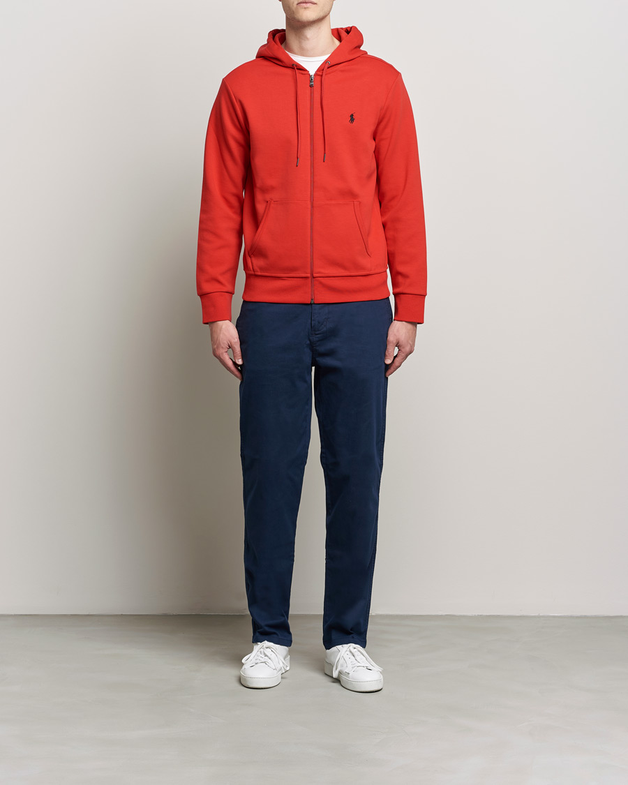 Heren | Truien | Polo Ralph Lauren | Tech Performance Full Zip Hoodie Red