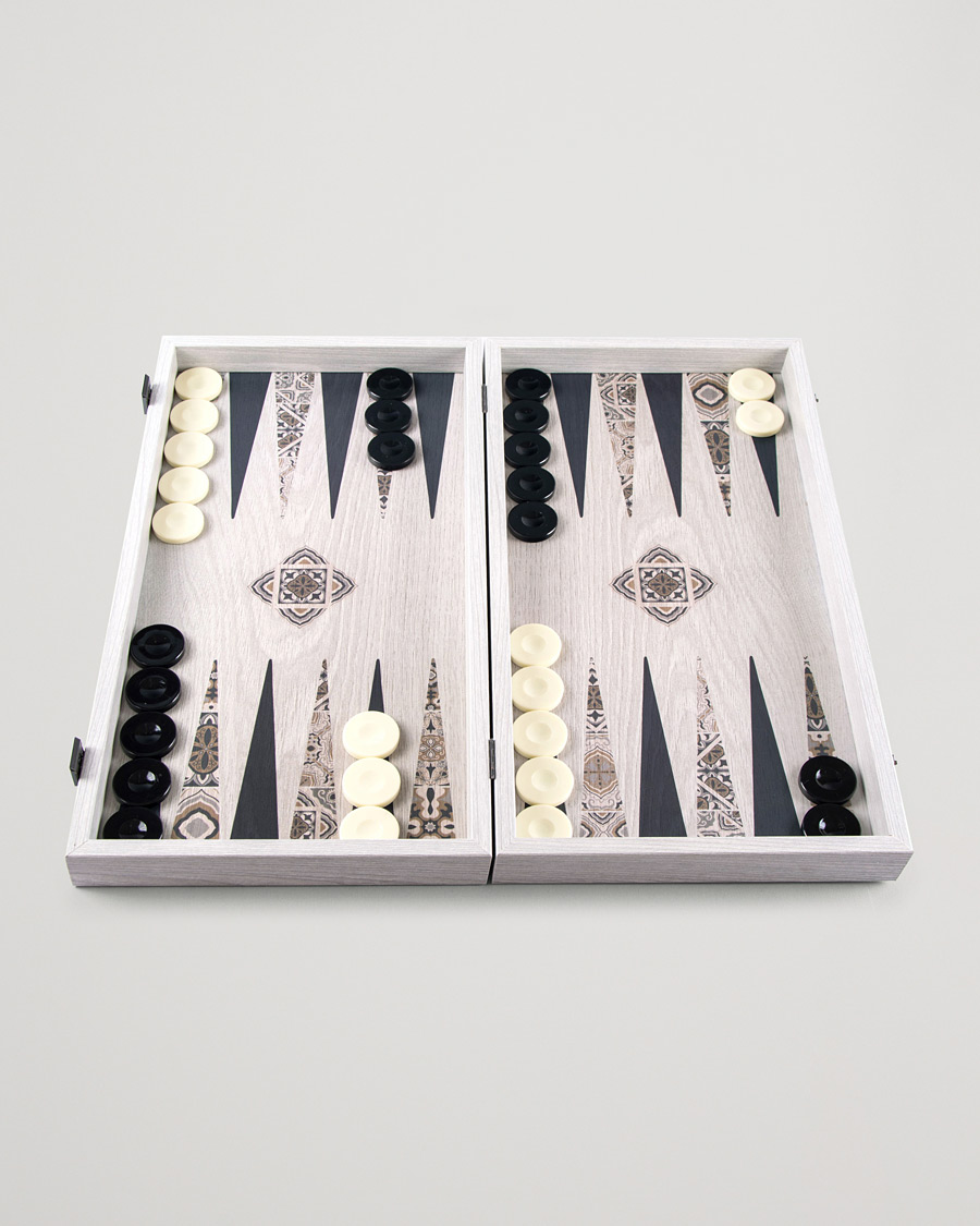 Homme | Jeux | Manopoulos | Wooden Creative Moroccan Mosaic Backgammon