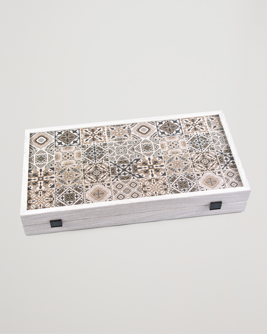 Homme | Jeux | Manopoulos | Wooden Creative Moroccan Mosaic Backgammon