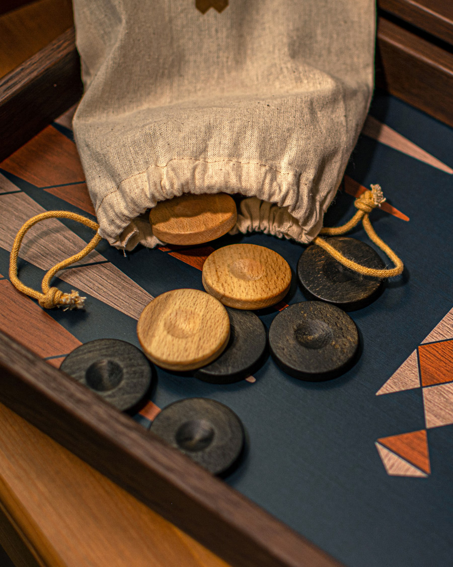 Homme | Jeux | Manopoulos | Wooden Creative Boho Chic Backgammon