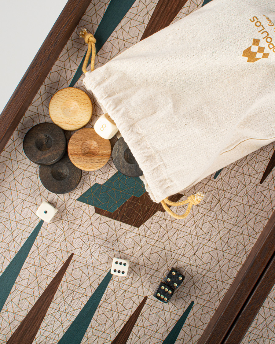 Heren | Spellen | Manopoulos | Wooden Creative Trend Colours Backgammon