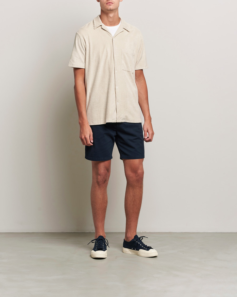 Homme | Shorts | A Day's March | Erie Cotton Chino Shorts Navy