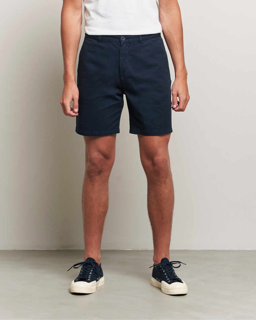 Homme | Shorts | A Day's March | Erie Cotton Chino Shorts Navy