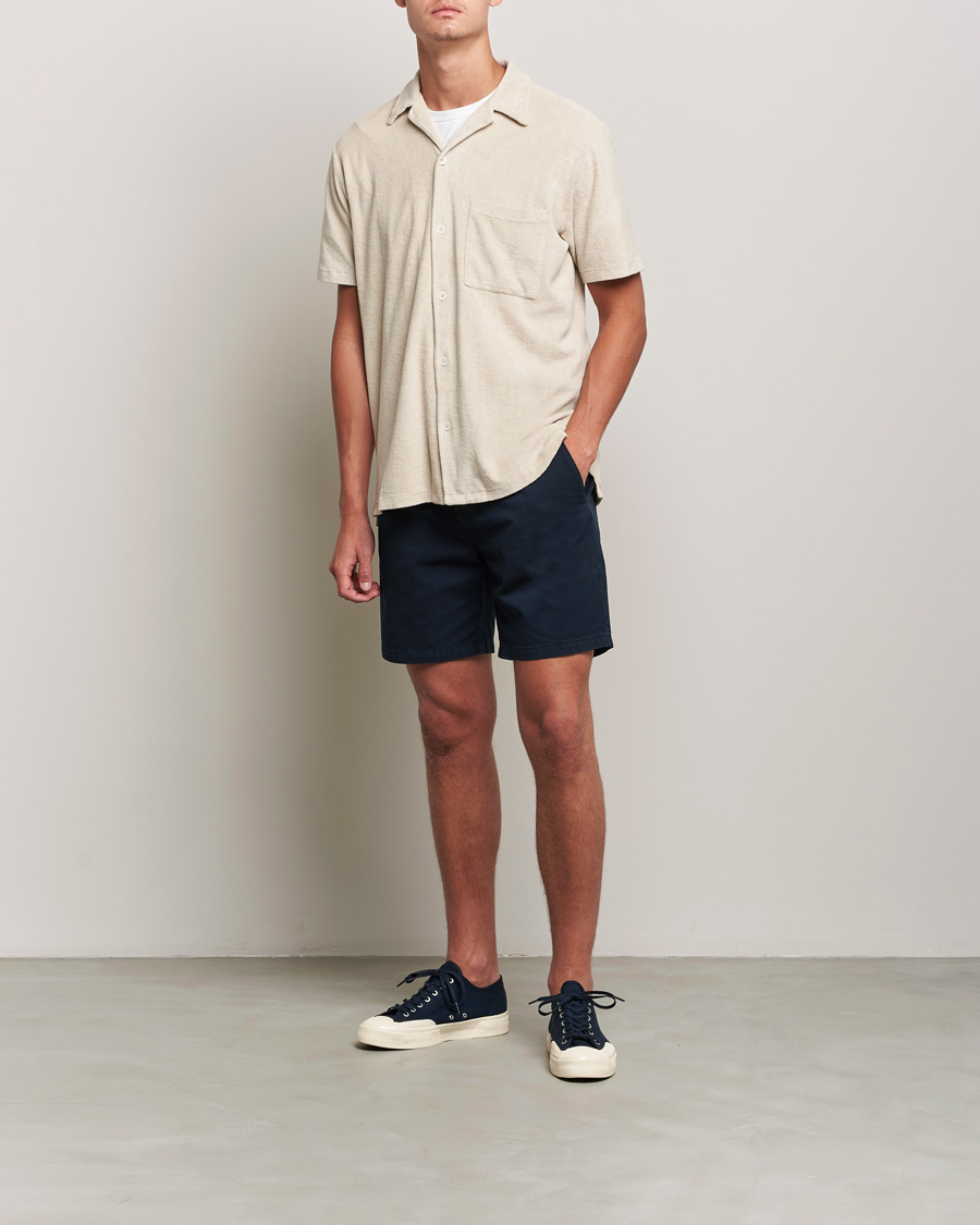 Homme | Chemises | A Day's March | Yamu Short Sleeve Terry Shirt Desert