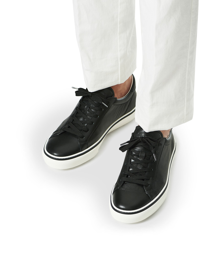 Heren | Tod's Allaciata Leather Sneaker Black | Tod's | Allaciata Leather Sneaker Black