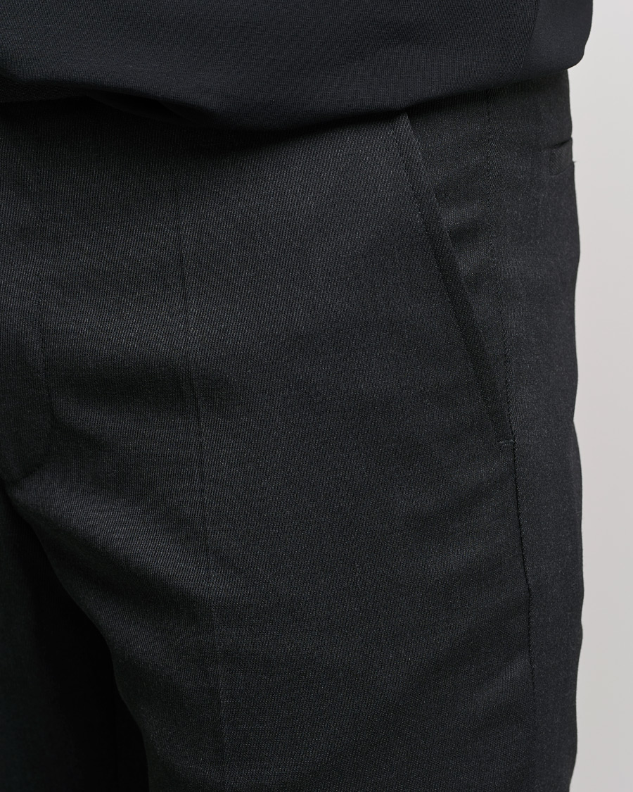 Homme | Pantalons | Filippa K | Terry Gabardine Cropped Turn Up Trousers Anthracite