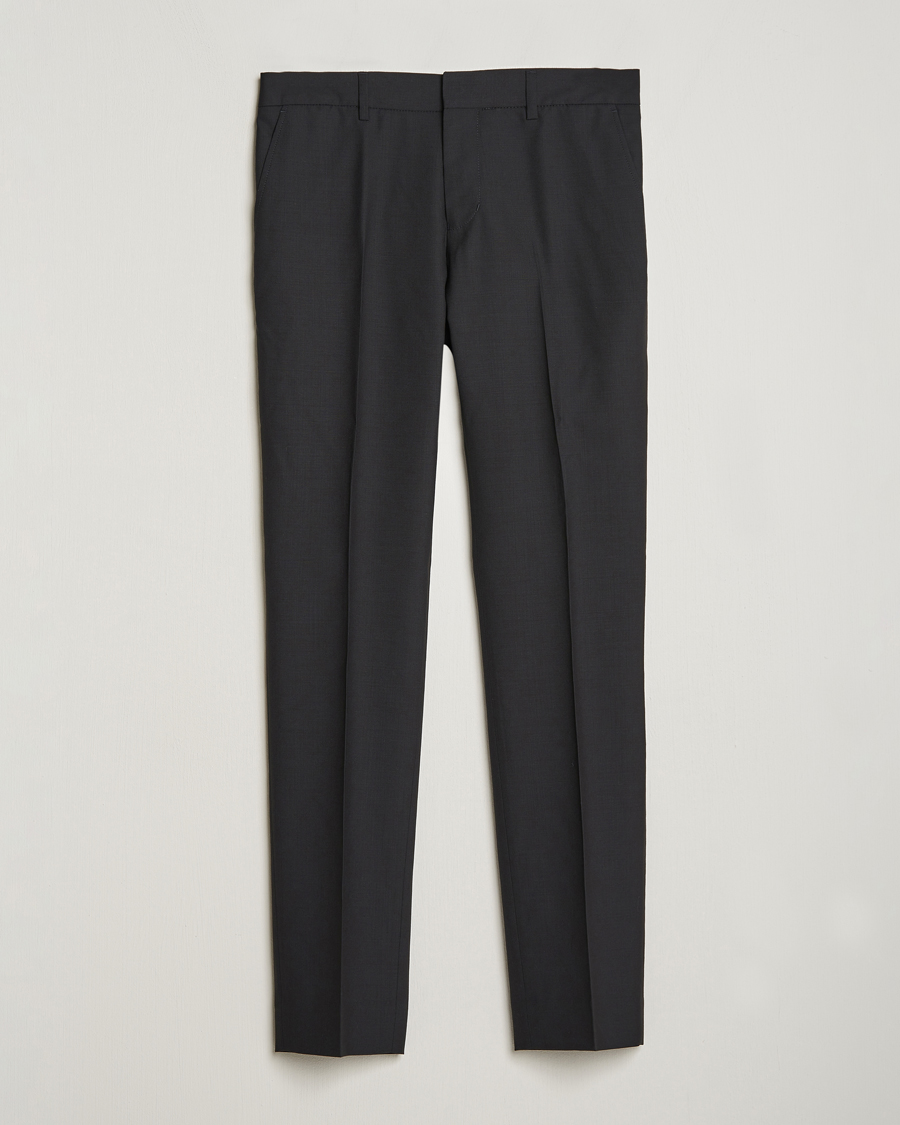 Homme | Pantalons | Filippa K | Liam Cool Wool Slacks Black