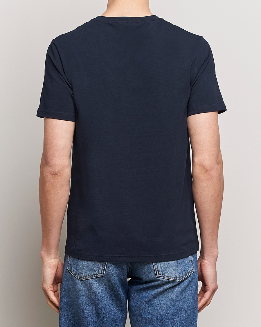 Heren | T-shirts | Filippa K | Soft Lycra Tee Navy