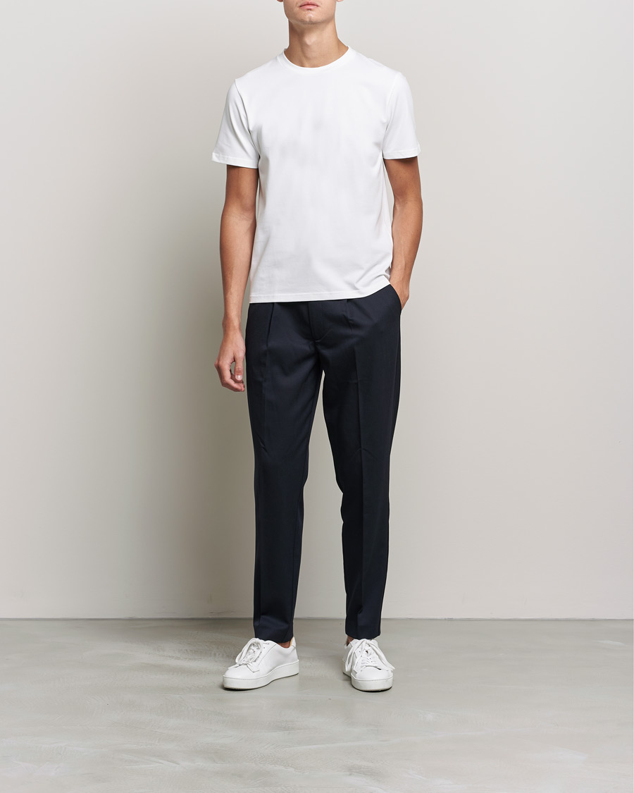 Heren | T-shirts | Filippa K | Stretch Cotton Tee White