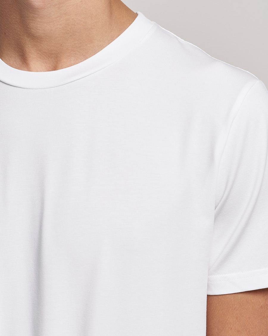 Heren | T-shirts | Filippa K | Stretch Cotton Tee White