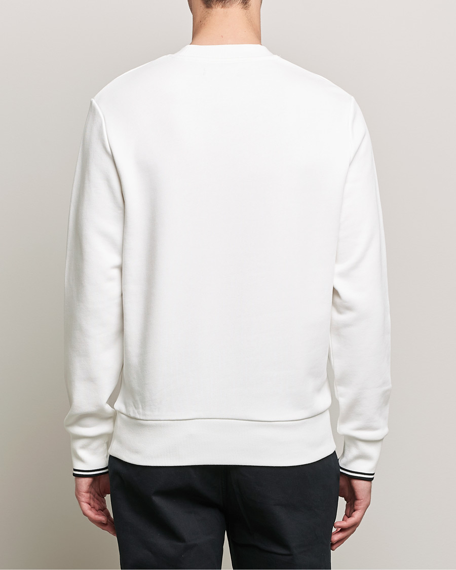 Homme | Pulls Et Tricots | Fred Perry | Crew Neck Sweatshirt Snow White
