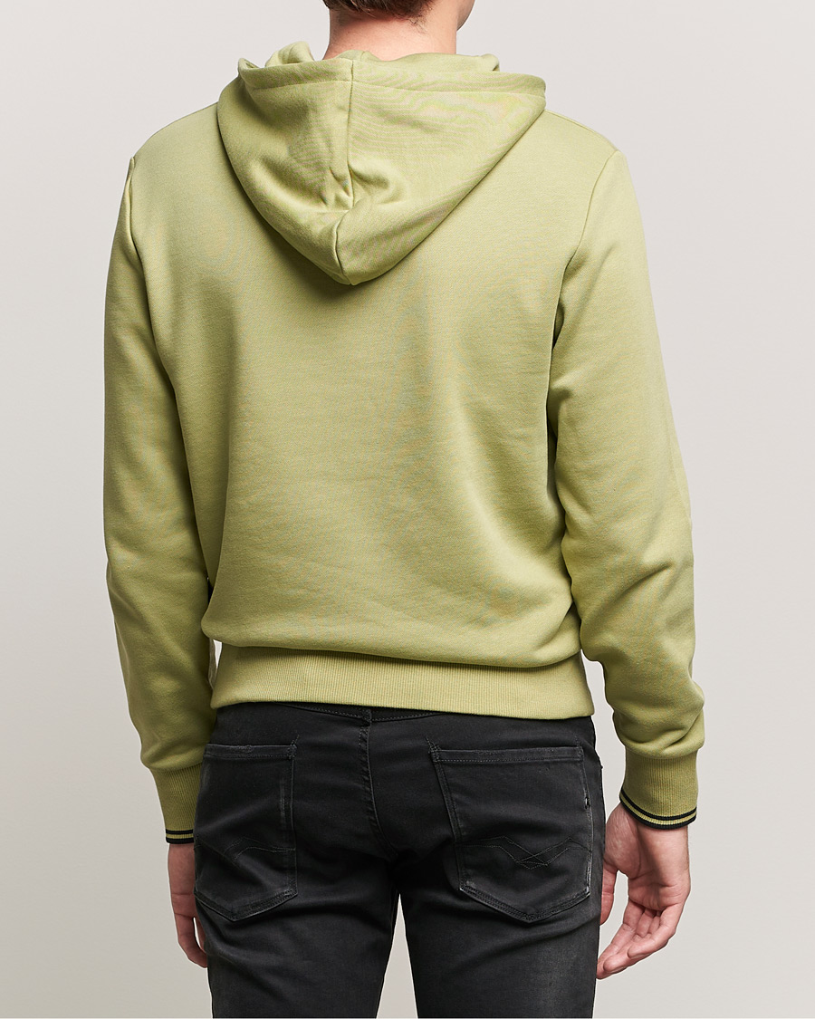 Heren | Truien | Fred Perry | Tipped Hooded Sweatshirt Sage Green