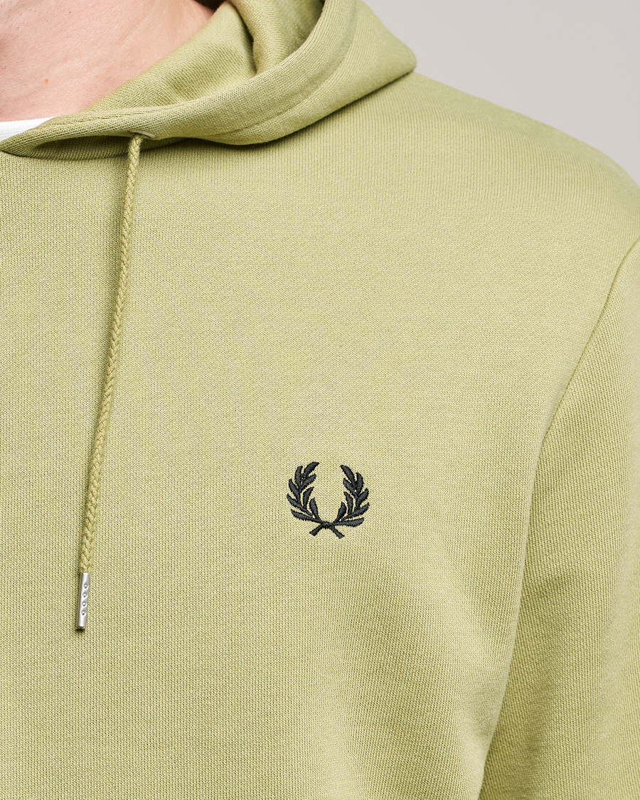Heren | Truien | Fred Perry | Tipped Hooded Sweatshirt Sage Green