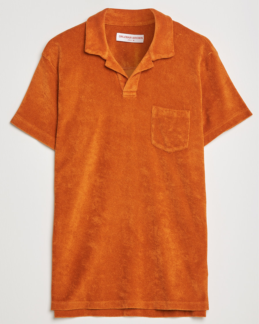 Homme | Polos | Orlebar Brown | Terry Polo Amber