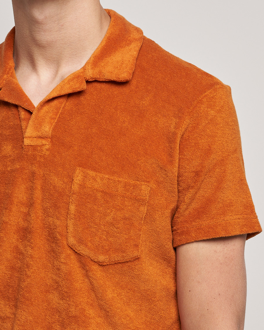 Homme | Polos | Orlebar Brown | Terry Polo Amber