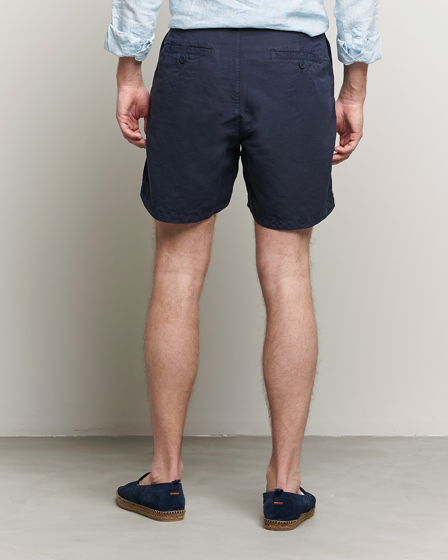 Heren | Korte broek | Orlebar Brown | Searose Linen/Cotton Shorts Night Iris