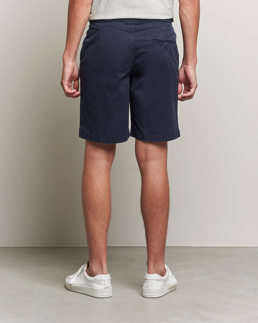 Homme | Shorts | Orlebar Brown | Dane Cotton Twill Shorts Night Iris