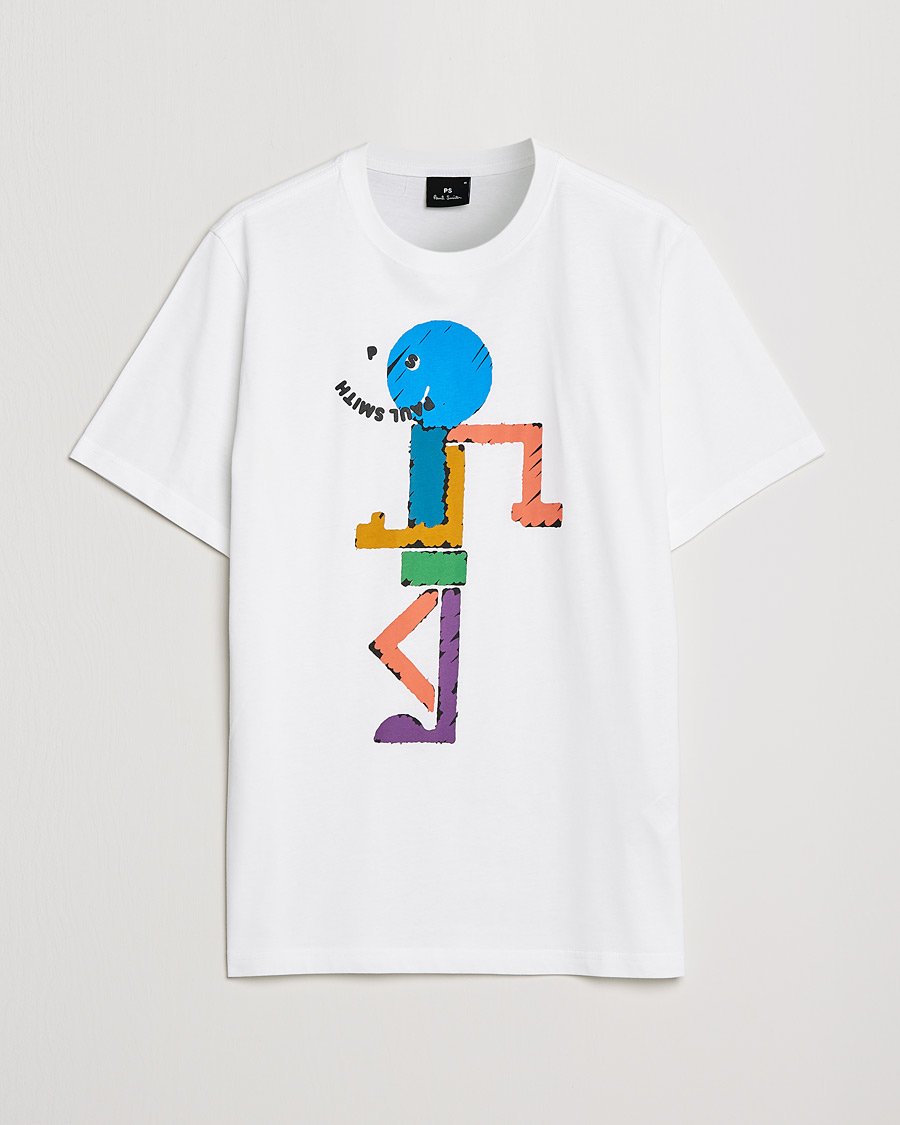 Homme | T-shirts | PS Paul Smith | Character Organic Cotton Tee White