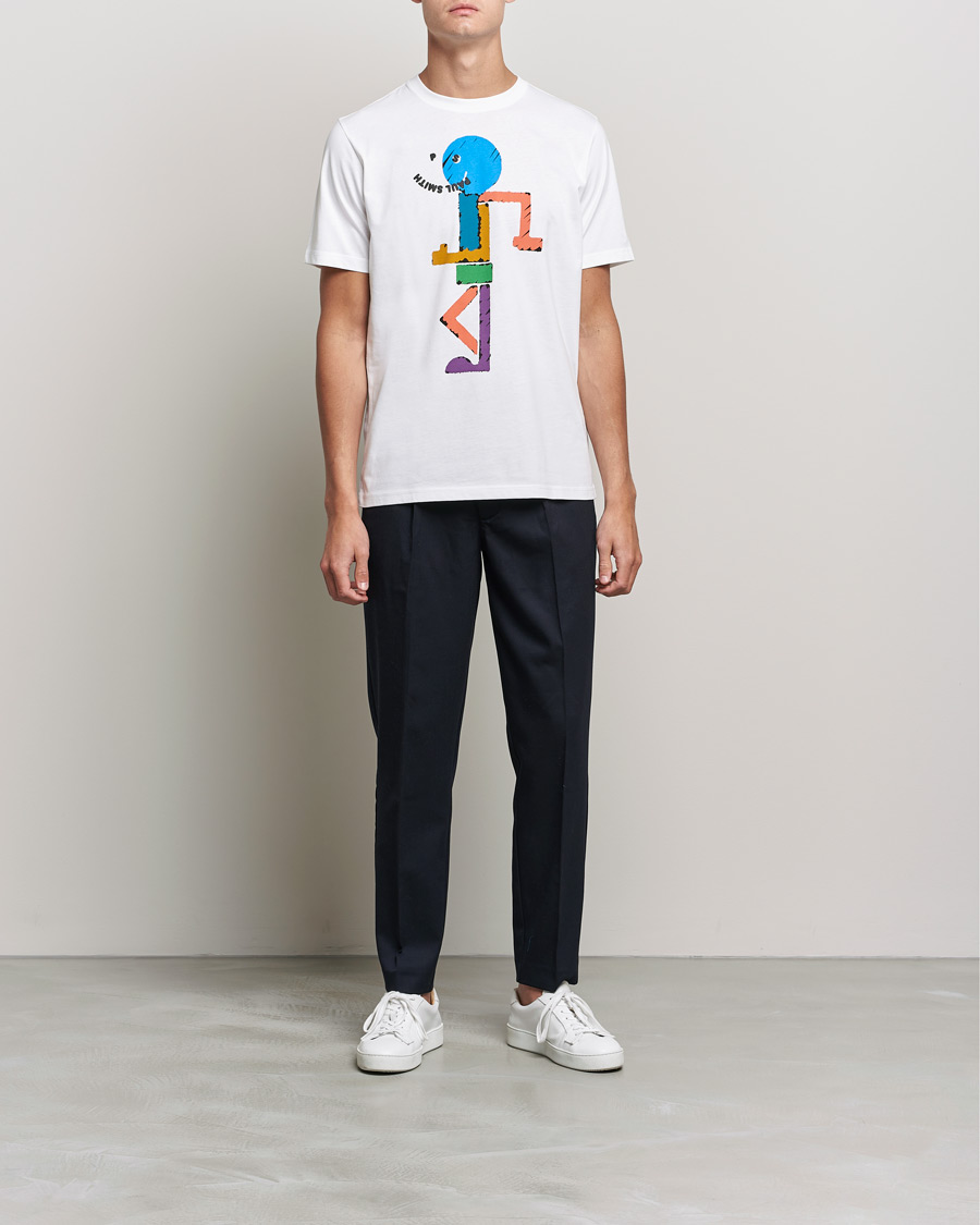 Homme | T-shirts | PS Paul Smith | Character Organic Cotton Tee White