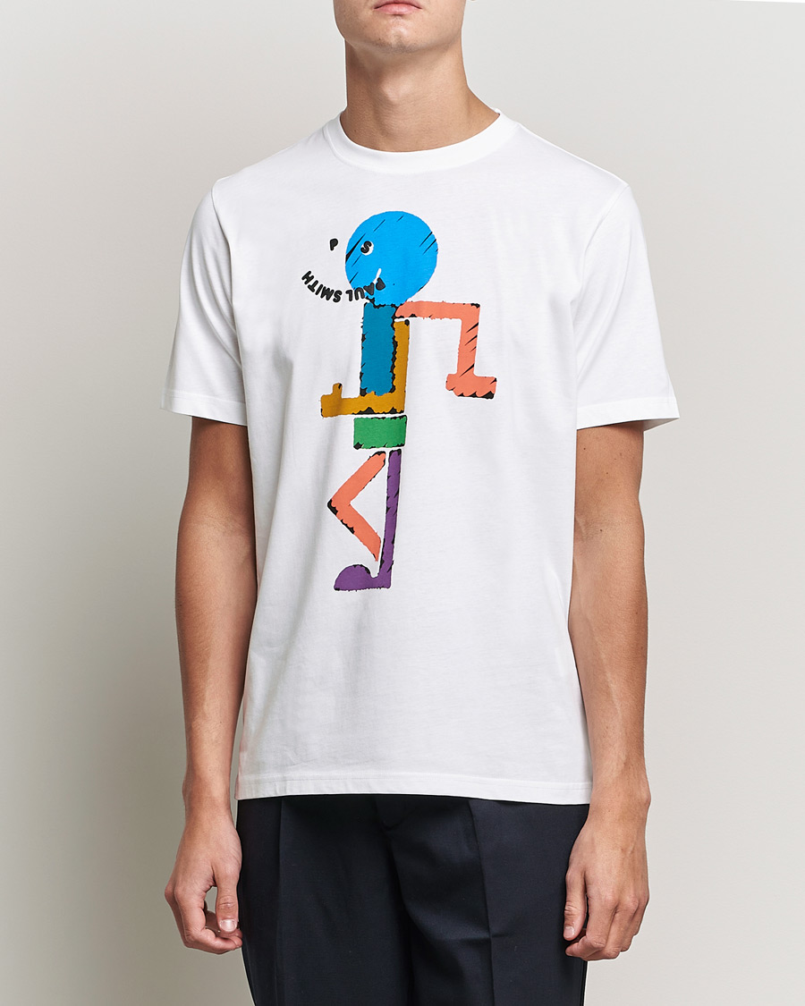 Homme | T-shirts | PS Paul Smith | Character Organic Cotton Tee White