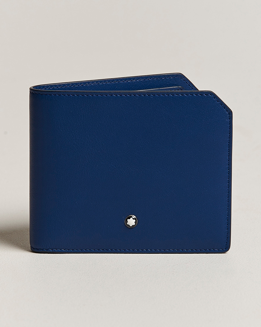 Homme | Montblanc Meisterstück Selection Soft Wallet 6cc Cobalt Blue | Montblanc | Meisterstück Selection Soft Wallet 6cc Cobalt Blue