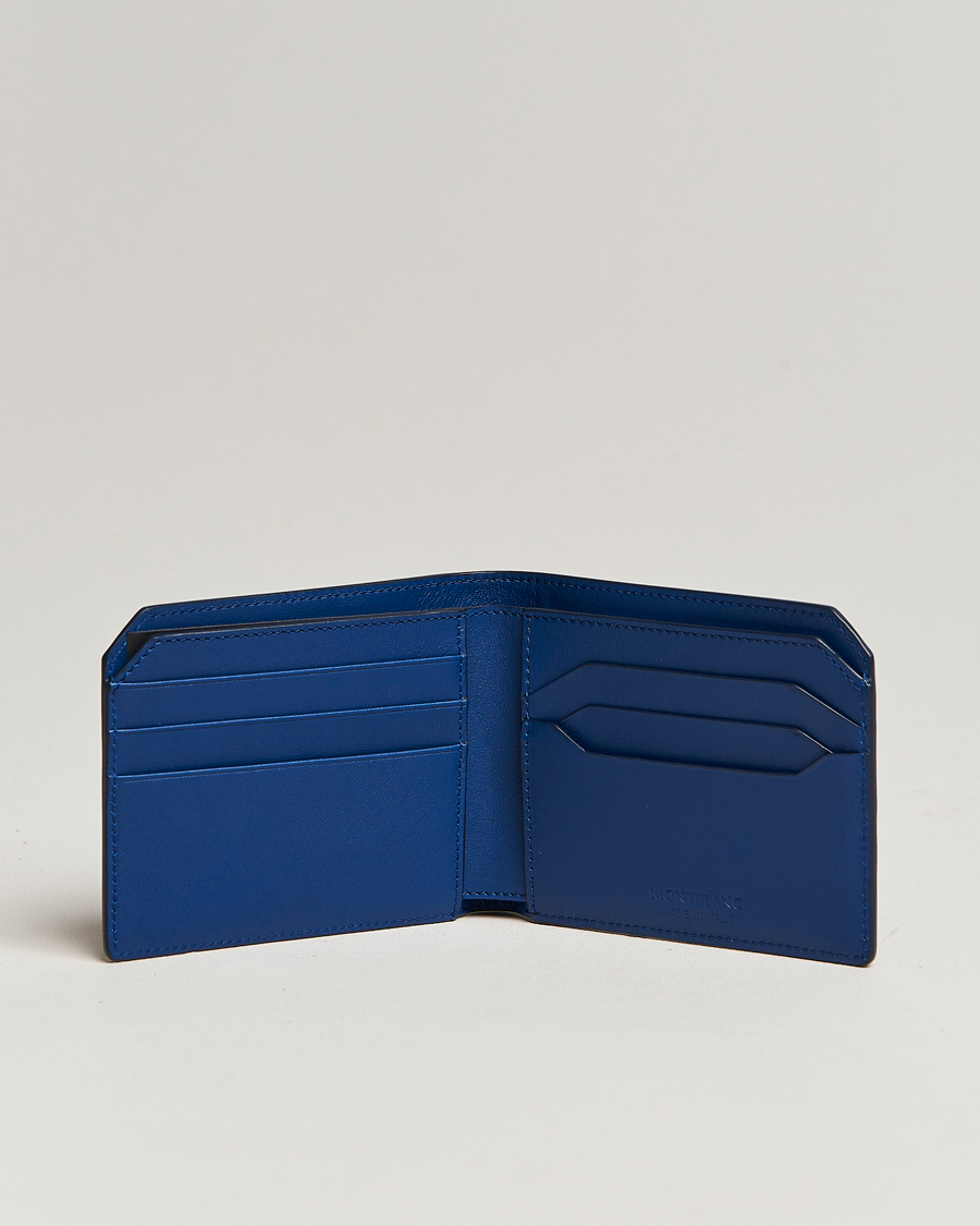Homme | Montblanc Meisterstück Selection Soft Wallet 6cc Cobalt Blue | Montblanc | Meisterstück Selection Soft Wallet 6cc Cobalt Blue
