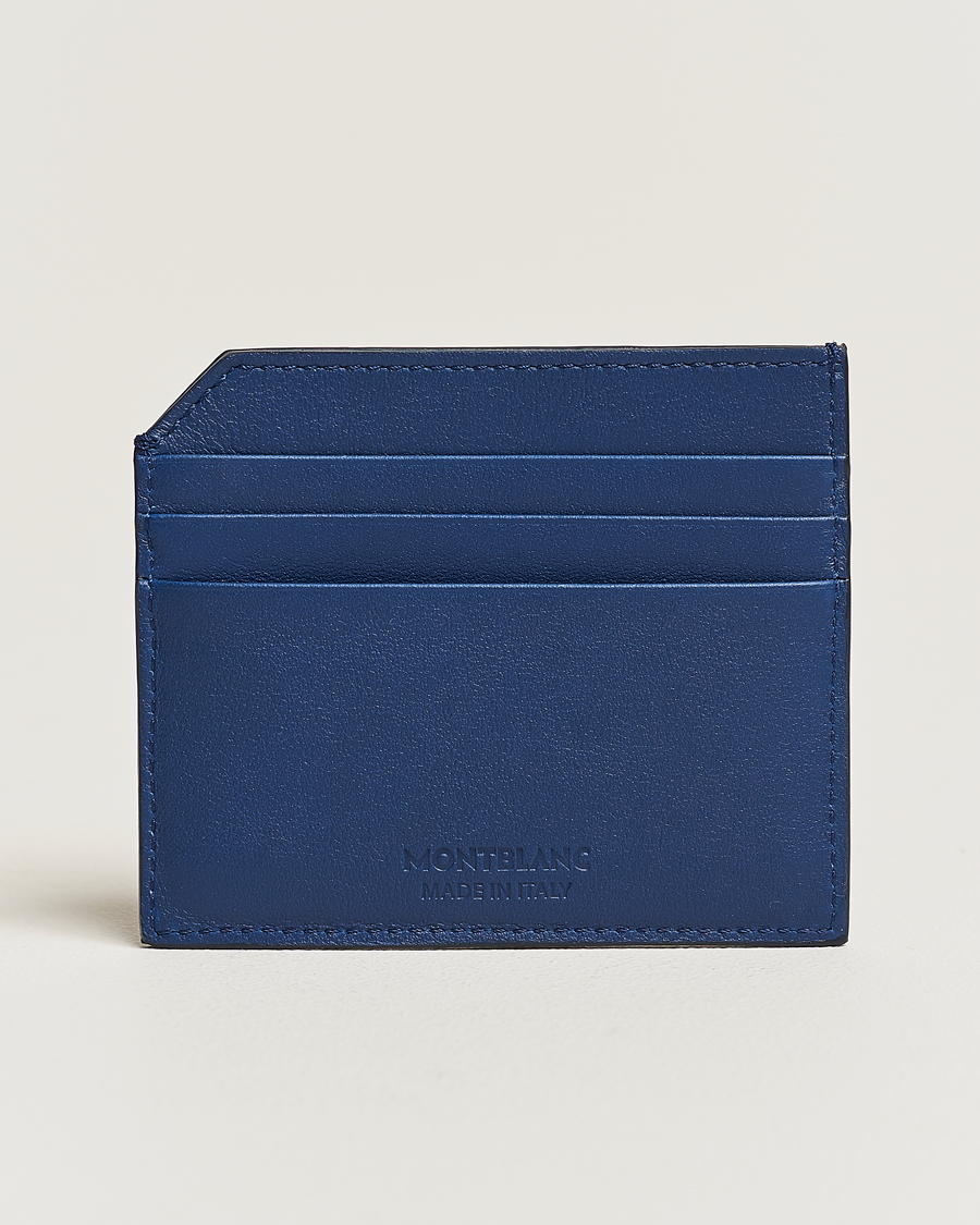 Homme | Montblanc Meisterstück Selection Soft Card Holder 6cc Cobalt Blue | Montblanc | Meisterstück Selection Soft Card Holder 6cc Cobalt Blue