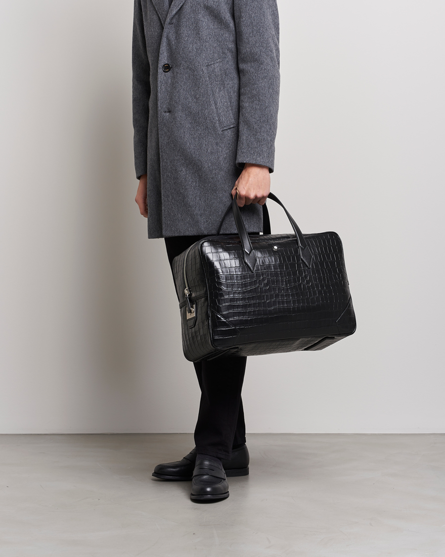 Homme | Montblanc Meisterstück Selection Leather Duffle Black | Montblanc | Meisterstück Selection Leather Duffle Black