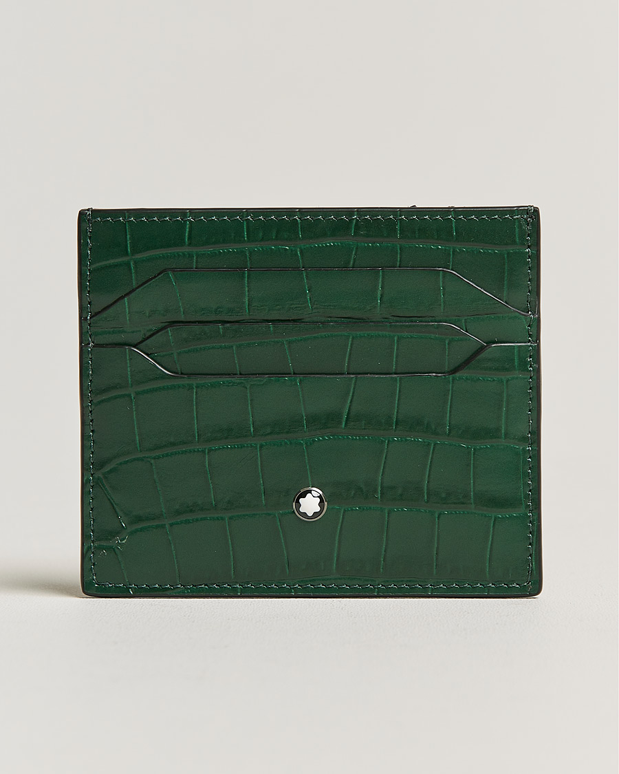 Homme | Montblanc Meisterstück Selection Card Holder 6cc Green | Montblanc | Meisterstück Selection Card Holder 6cc Green