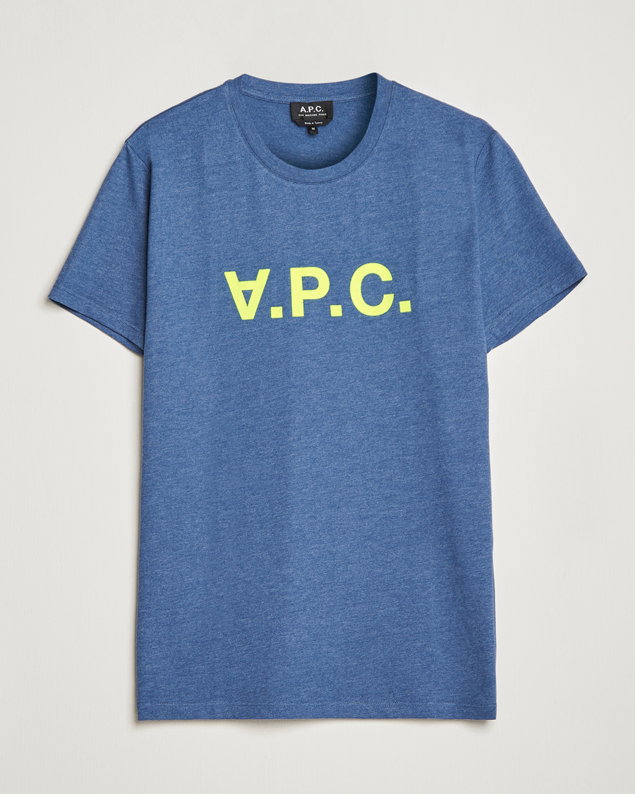 Homme | T-shirts | A.P.C. | VPC Neon Short Sleeve T-Shirt Marine