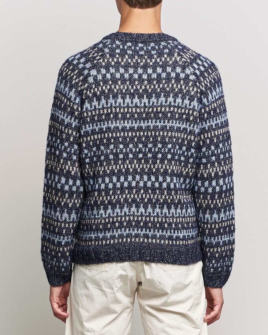 Homme | Pulls Et Tricots | A.P.C. | Leonard Jacquard Pullover Blue Heather