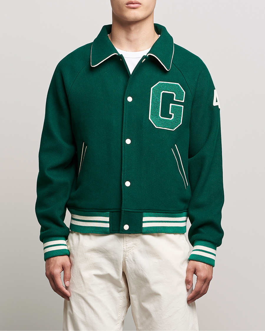Homme | Manteaux Et Vestes | GANT | College G Varisty Jacket Forest Green