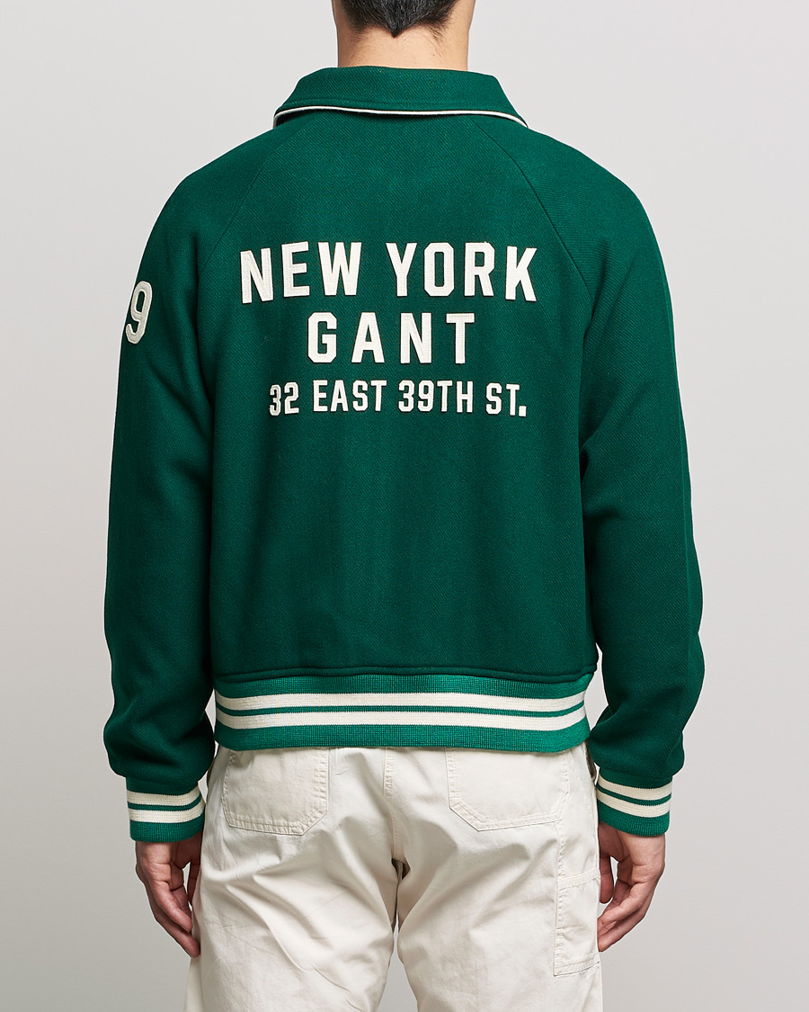 Homme | Manteaux Et Vestes | GANT | College G Varisty Jacket Forest Green