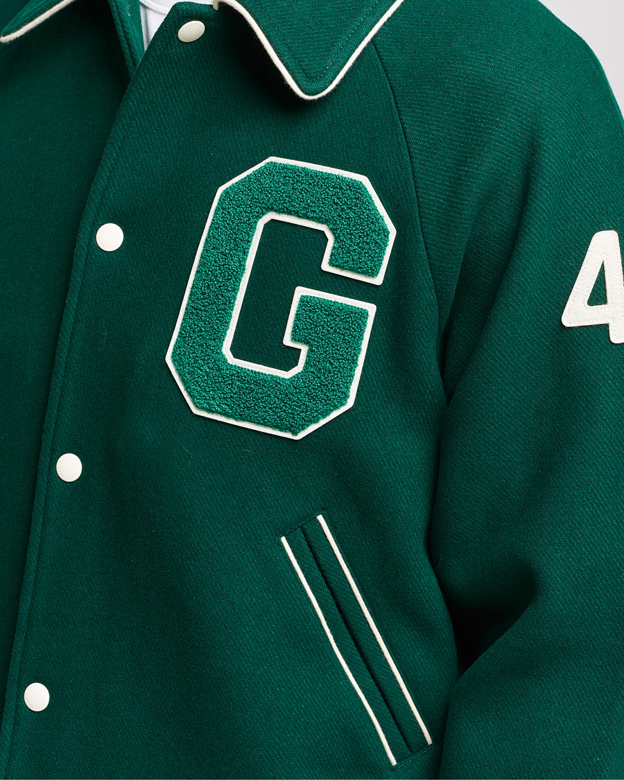 Homme | Manteaux Et Vestes | GANT | College G Varisty Jacket Forest Green